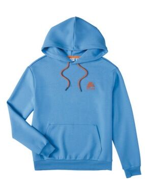 Aldi Gear Hoodie Blue Orange Logo Pullover Sweatshirt Unisex XL 50th Anniversary